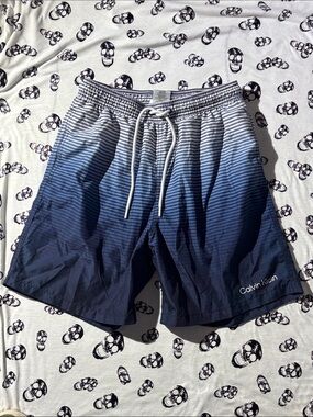 Calvin Klein Blue Ombre Men’s Swim Shorts
